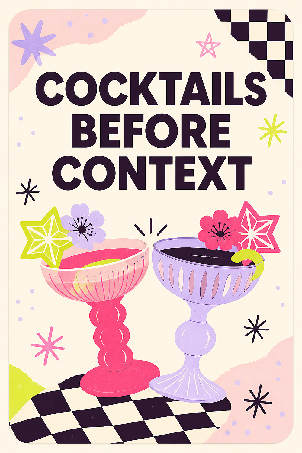 Cocktails Before Context Fine Art Print