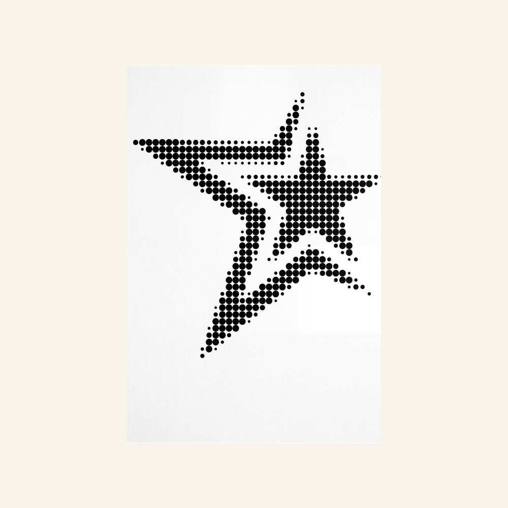 Dotted Star Trio Fine Art Print